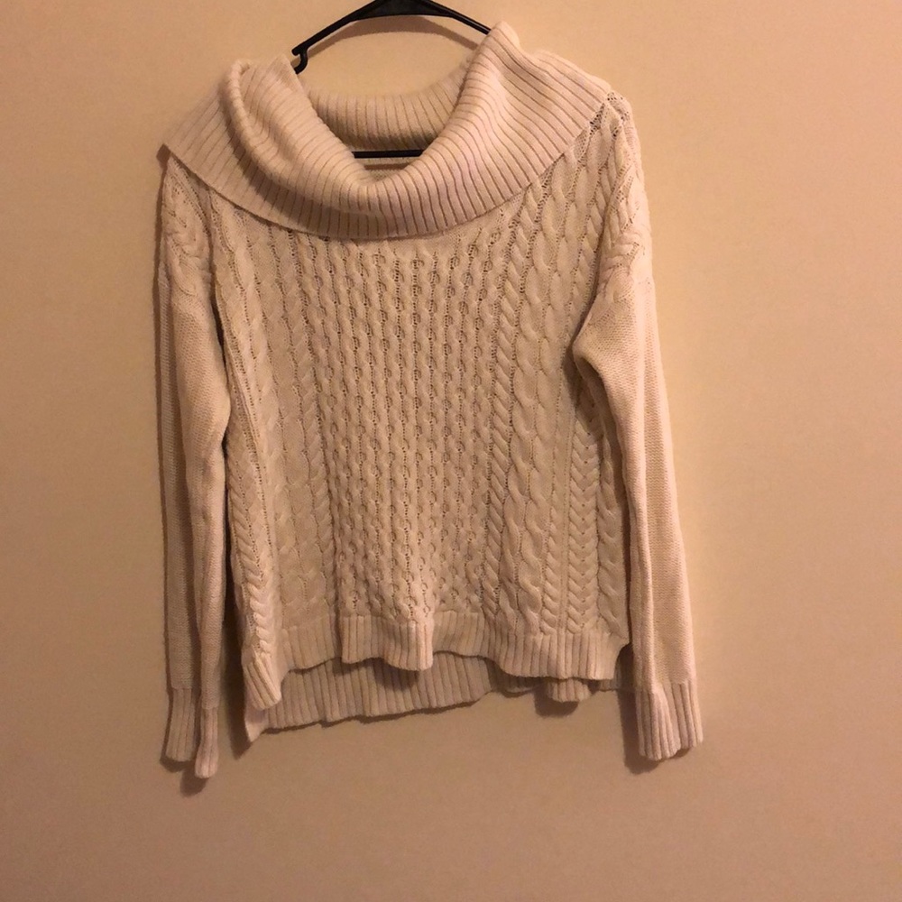 AE cowl neck sweater